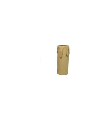 FAEG Rivestimento finta candela con gocce per attacco E14  Antico, Alto 65 mm