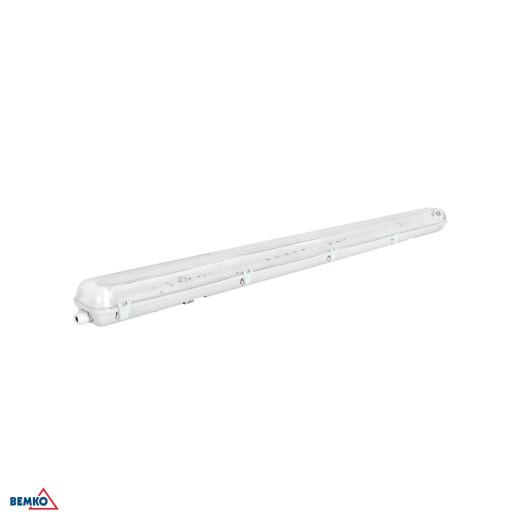 PLAFONIERA LAMPADE ERMETICHE VUOTE 120cm 2X36W IP65