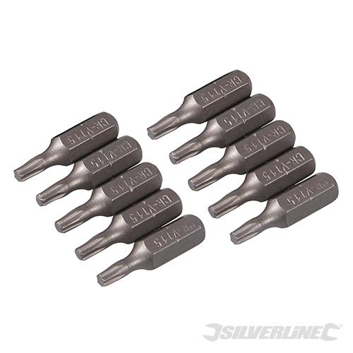 10 PUNTE TORX AL CROMO-VANADIO T15