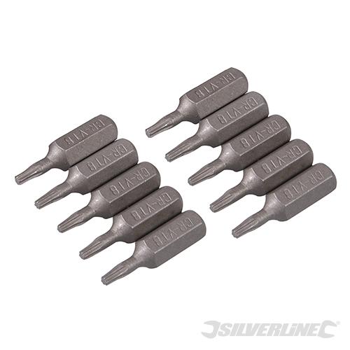 Silverline Punte Cr-V Torx 10 pz T8