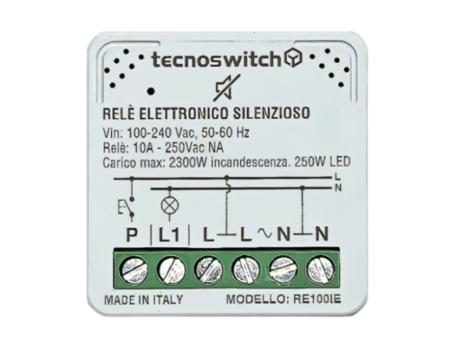 Rele elettronico silenzioso Tecno Switch 250W 100-240V  RE100IE