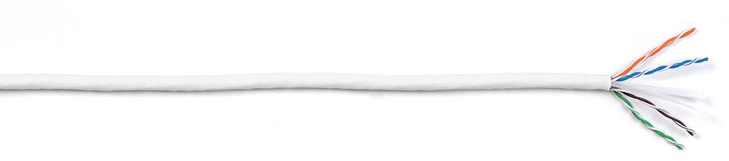 Cavo UTP cat.6 4x2xAWG24 LSZH bianco