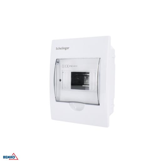 QUADRO DI DISTRIBUZIONE DA INCASSO IP40 MORSETTI 6N-6PE 1x6P