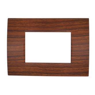 PLACCA 3 POSTI COMPATIBILE LIVING LEGNO/ LGT TECNOPOLIMERO 8003-03