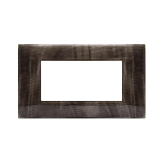 Placca Tecnopolimero Young S44, colore onice 3D - 4 Mod. 44PJ04ONC/3D