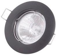 FARETTO FISSO ROTONDO INCASSO GU10 NERO  POP400571NE