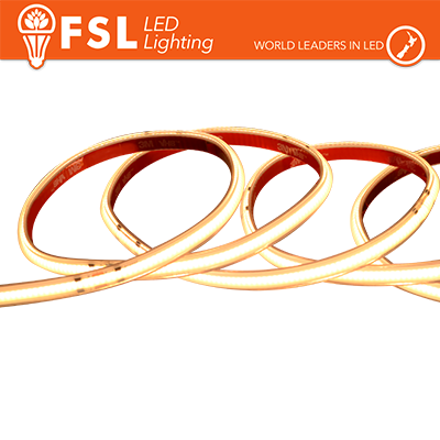 Striscia LED COB 5metri - IP65 3000K 24V 15W/m 1450lm/m CRI90