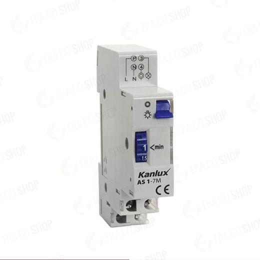 Timer Rele Temporizzatore Luci Scale 1-7 Minuti, 16A, 220-230V, IP20