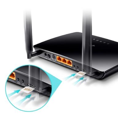 TP-LINK TL-MR6500V Router 4G LTE N300 VoLTE VoIP SIM Wi-Fi 300Mbps