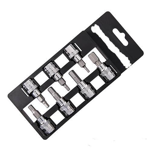 KIT SET INSERTI CHIAVI ESAGONALI A BUSSOLA BUSSOLE 3/8