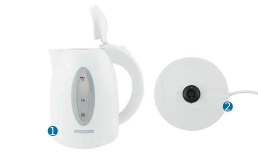 Aigostar 30CDW - Bollitore Elettrico 1,7L 2200W Acqua Calda