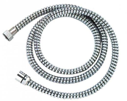 tubo flessibile per doccia cm 150 m 1,5 ariflex conico in acciaio cromato