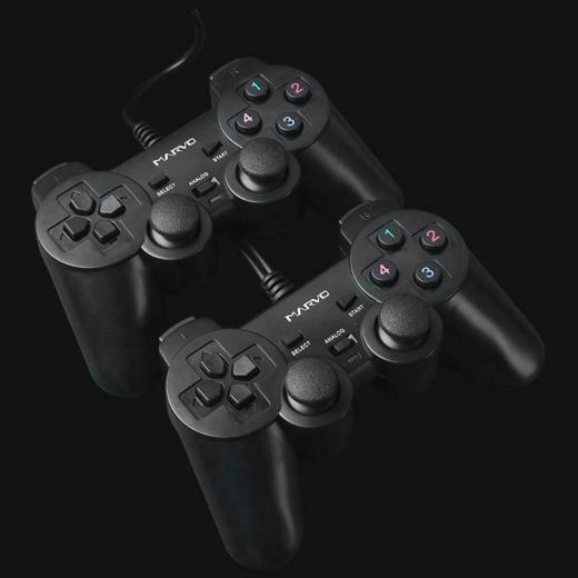 COPPIA JOYPAD CON CAVO USB DA 1,50M MARVO GAMING - XMEOHM