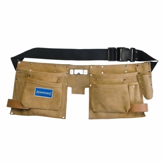 Custodia a cintura per utensili con 8 tasche immagazzinaggio camoscio duro