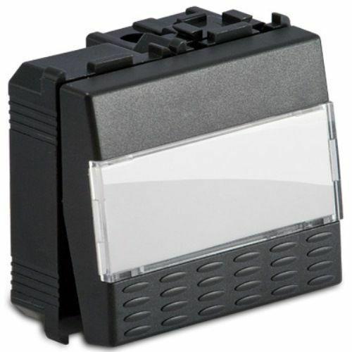 MASTER MODO PULSANTE PORTANOME 1P 16A GRIGIO 31040