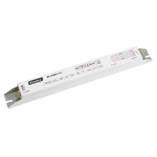 reattore elettronico per lampade al neon 2x36 watt bl-236h-evg