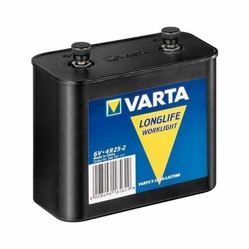 batteria e-block 6 volt 4r25-2 longlife varta luci ponteggio