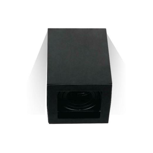 GU10 ADATTATORE PER FARETTI QUADRATO NERO - XXEPOS