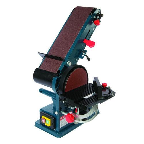 LEVIGATRICE DA BANCO MULTIFUNZIONE NASTRO E DISCO INCLINABILE da 390 mm - 350 W