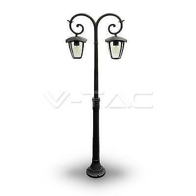 LAMPADA GIARDINO 2XE27 1410MM IP44 NERO - XXRRPE