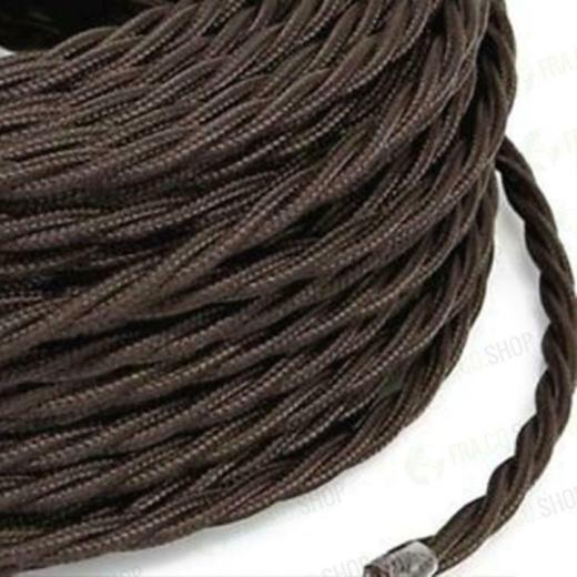 LAMPADARIO CORDA 2 X 0.75MM MARRONE - XXEHRE