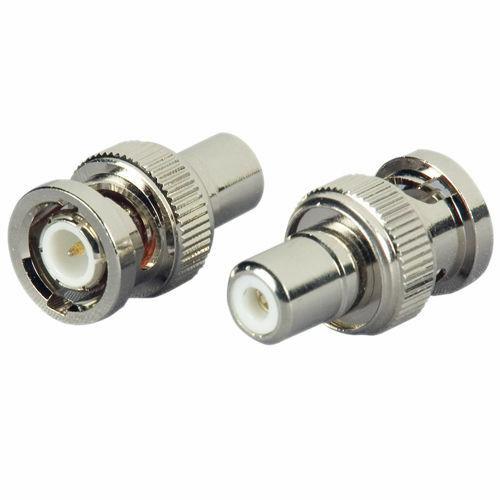 4 PZ CONNETTORE Adattatore BNC Maschio RCA Femmina Video Telecamera CAVO CAVI