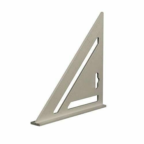 SQUADRA AD ANGOLO PER FALEGNAME MURATORE EDILIZIA IN ALLUMINIO 185mm