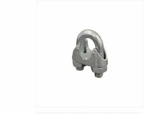 2PZ MORSETTI MORSETTO 8MM SERRAFILO SERRACAVO SERRA BLOCCA FILO CAVO ACCIAIO