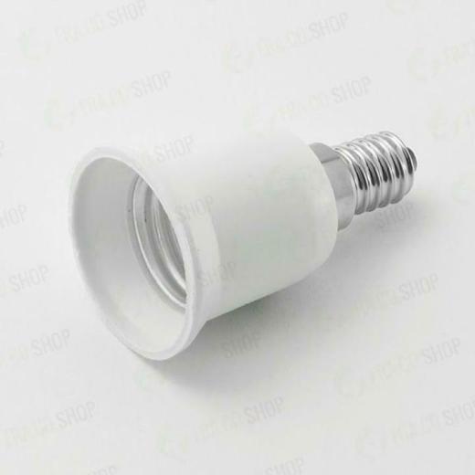 PORTALAMPADE ADATTATORE riduttore  DA E14 A E27 HOLDER 220V