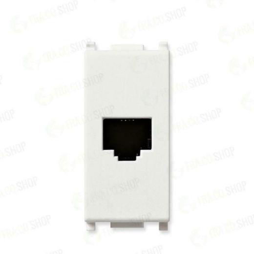 PRESA TELEFONO RJ11 VIMAR PLANA 14320 BIANCA