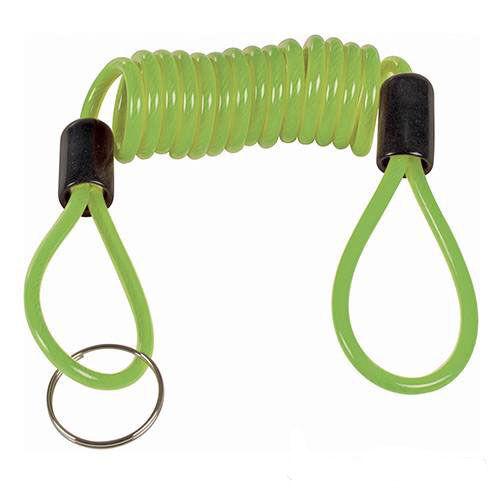 BLOCCADISCO PROMEMORIA ANTIFURTO BLOCCADISCO MOTO CAVO SPIRALE  4 mm 110 cm