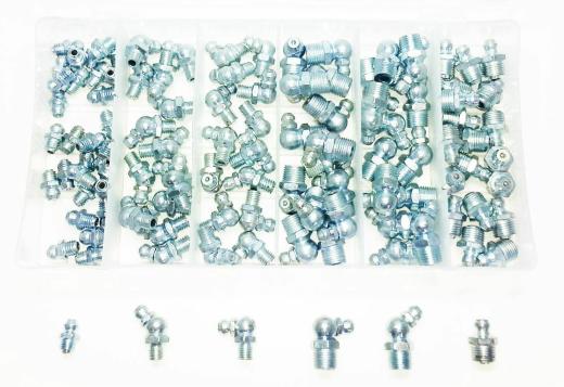 testine ingrassatori assortimento 110 pz  ingrassatore metallici auto trattore