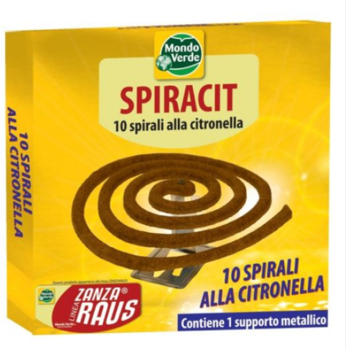 Set 10 Spirali alla Citronella Spiracit Anti Zanzare ZAM02 Antizanzara insetti