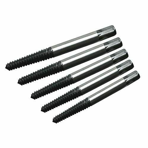 SET ESTRATTORI CONICI RIMOZIONE DI VITI DANNEGGIATE SPEZZATE 5 PEZZI 3-18 mm