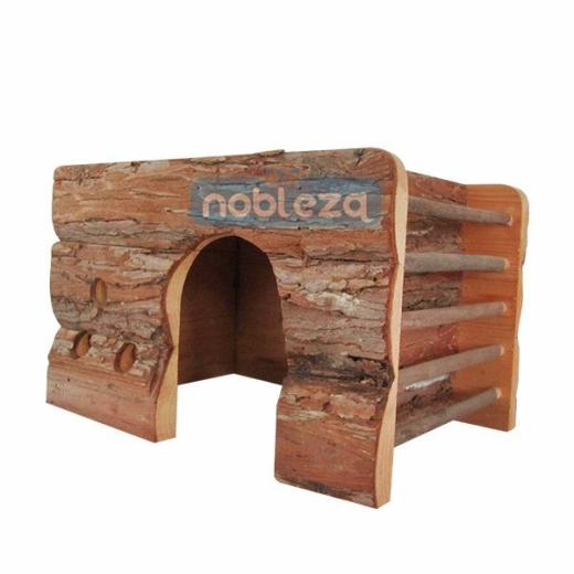 GABBIA CASETTA X CONIGLIO CRICETO PORCELLINO D'INDIA ABETE TRATTATO PICCOLI RODI