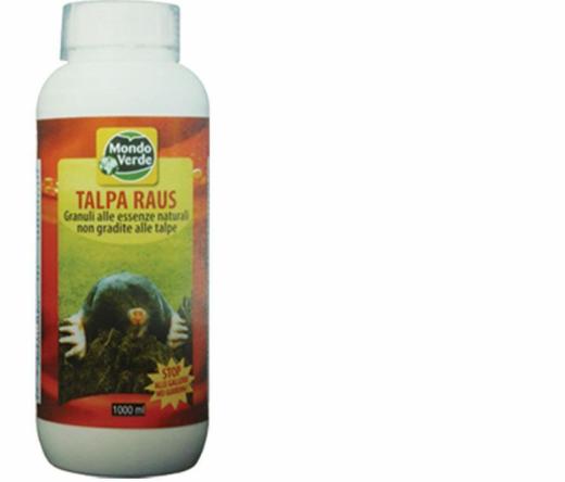 Repellente granulare per talpe 1000 ML giardino scaccia talpe ecologico