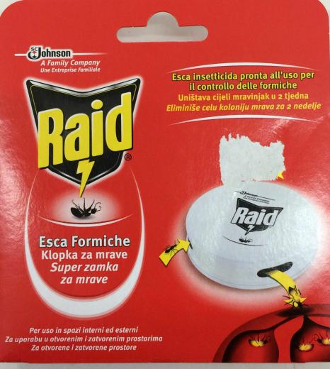 ESCA TRAPPOLA FORMICHE TRAPPOLE RAID ESCHE EFFICACE CONTRO OGNI TIPO DI FORMICA