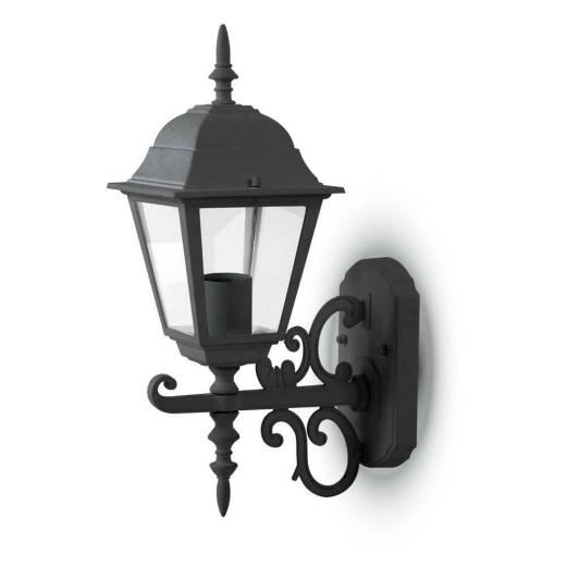 LAMPADA GIARDINO DA PARETE E27 MATT NERO - XXSFRE