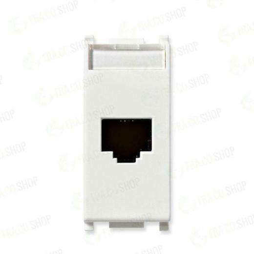 PRESA RJ45 CAT5e UTP 14338.8 VIMAR PLANA BIANCO