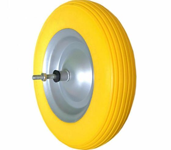 RUOTA CARRIOLA ANTIFORATURA GOMMA PIENA POLIURETANO ANTIFORO RUN FLAT RICAMBIO