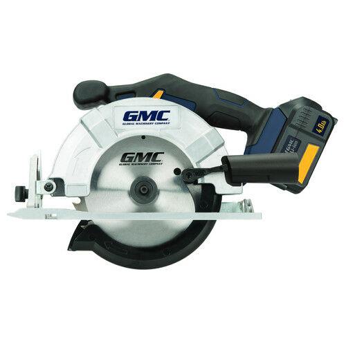 SEGA CIRCOLARE A BATTERIA LITIO GMC 18V PORTATILE 4AH