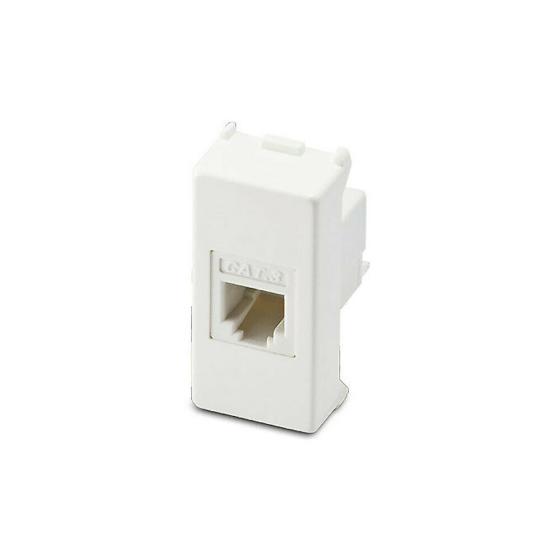Master 21215 Mix presa RJ11 1 plug 6/4 colore Bianco