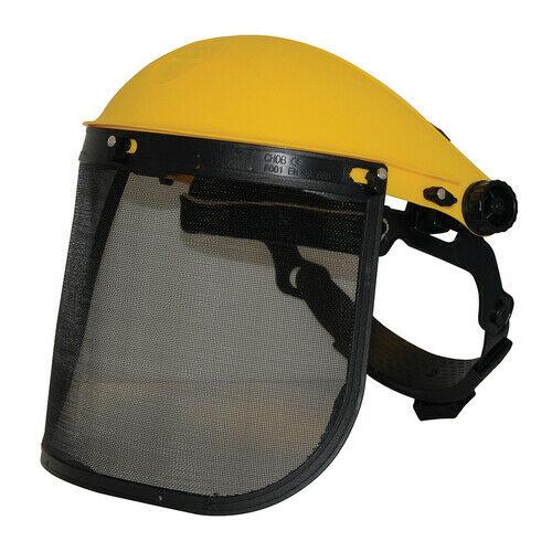 Visiera Rete Regolabile Maschera Protettiva Per Decespugliatore Tagliaerba Casco