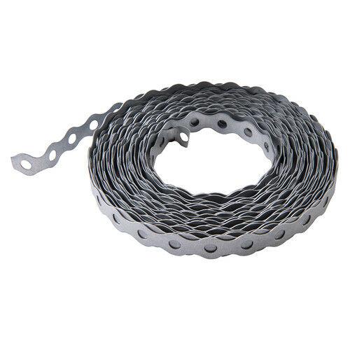 BANDELLA FORATA IN ACCIAIO ZINCATO MT. 10 - mm.12 NASTRO DI FISSAGGIO IDRAULICI