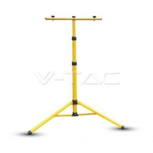 TREPPIEDI PER SUPPORTO PROIETTORE LED FARO DA CANTIERE ALLUMINIO V-TAC LAVORO