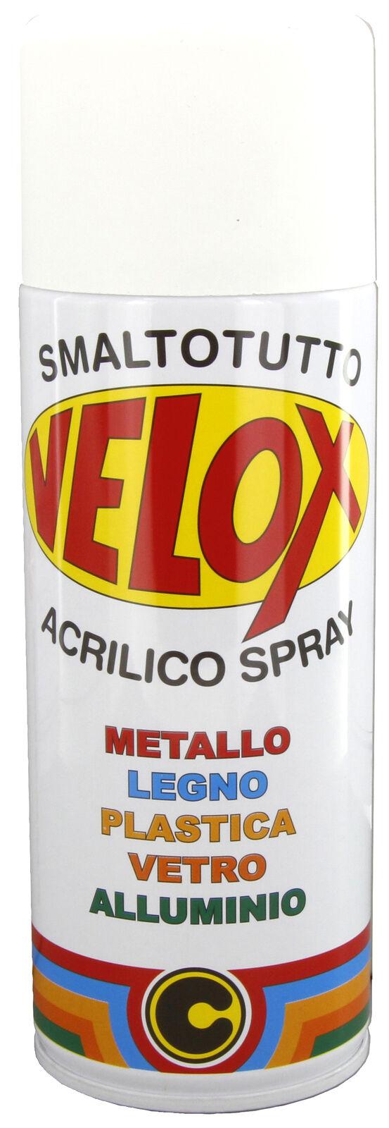 BOMBOLETTA a SMALTO VERNICE SPRAY COLORE bianco lucido 400 ML
