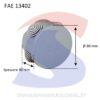 CASSETTA  STAGNA CON PRESSA CAVI 80X40 FG13402