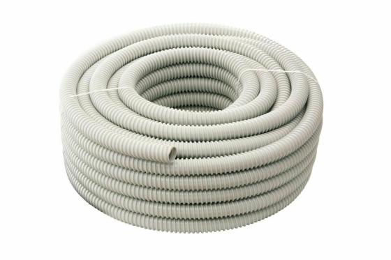 GUAINA merlit SPIRALATA FLESSIBILE PVC GRIGIA TUBO IMPIANTI ELETTRICI 20mm
