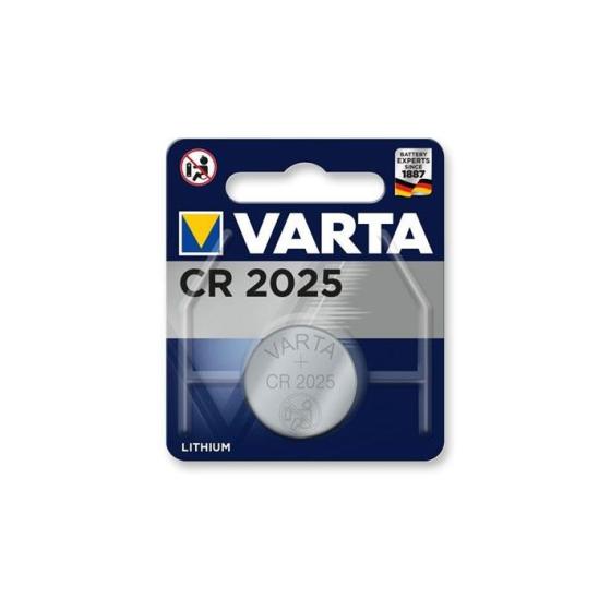 Cr2025 litio, 3v blister 1pz 165 mah varta batterie litio