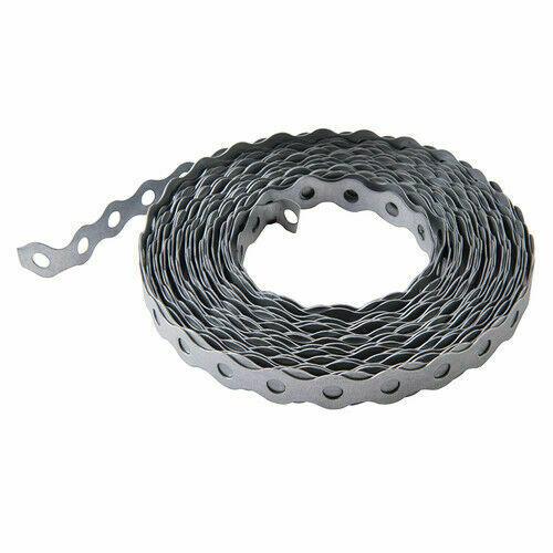 BANDELLA FORATA IN ACCIAIO ZINCATO MT. 10 - mm.12 NASTRO DI FISSAGGIO IDRAULICI